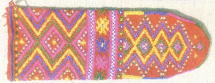 Knitted Socks, Amulet Pattern, Canakkale